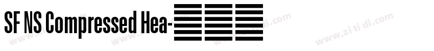 SF NS Compressed Hea字体转换 SF NS Compressed Hea字体转换
